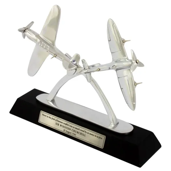 Spitfire & Hurricane Tribute Metal Desk Model