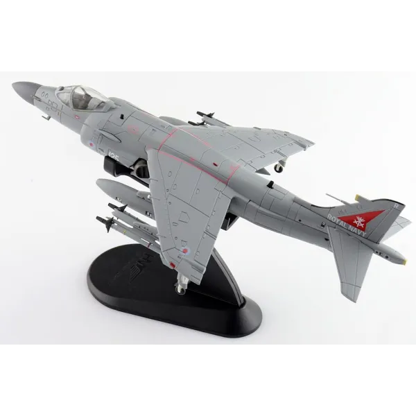 Sea Harrier FA.2 ZH804, Royal Navy, Fairford 2002 (w/ Sea Eagle missiles) Diecast - 1/72