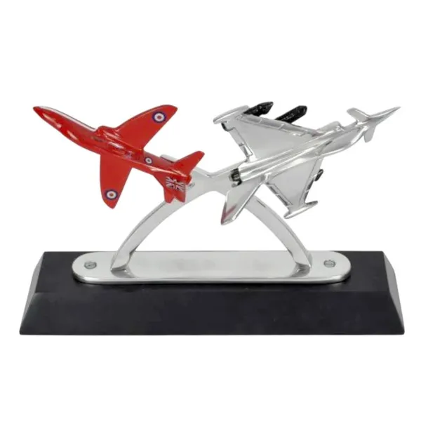 Red Arrows & Typhoon Metal Desk Model
