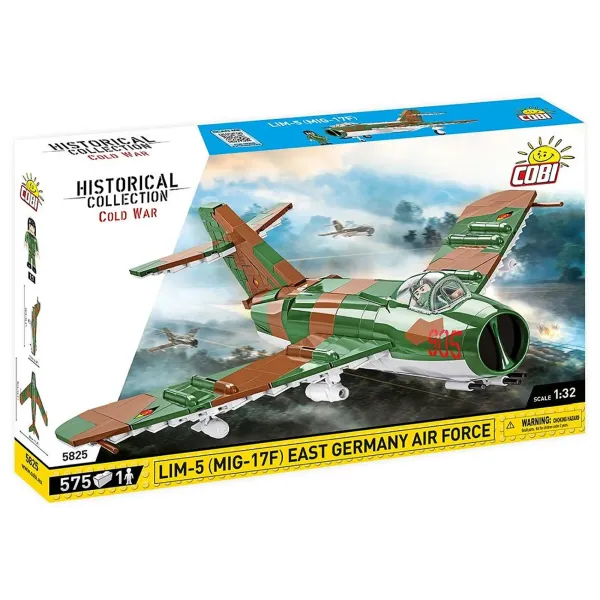 Lim-5 ( MiG-17F ) East Germany Air Force Brick Model Kit