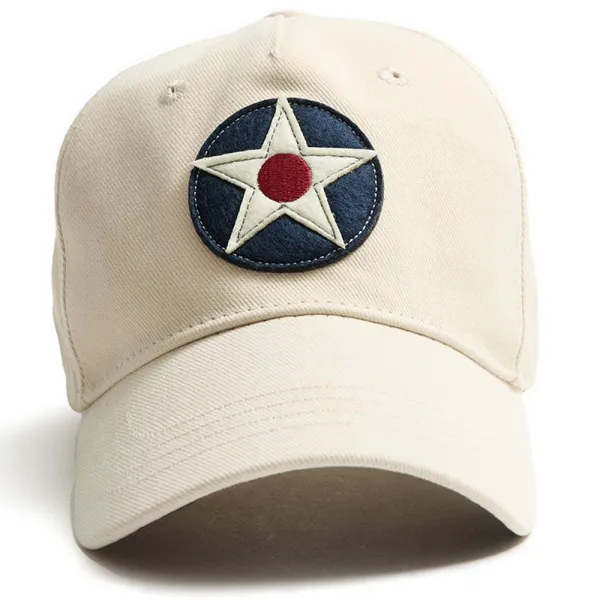 Red Canoe US Roundel Baseball Cap - Stone