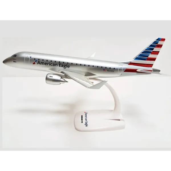 American Eagle Embraer 175 Plastic Model - 1/100