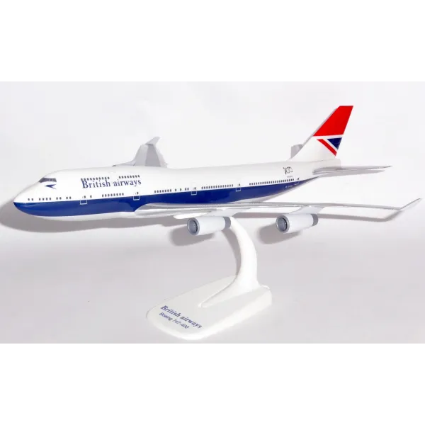 British Airways Boeing 747-400 Negus Livery Plastic Model - 1/250