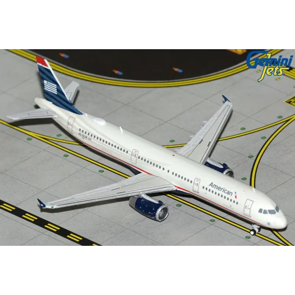 Gemini Jets American Airlines A321-200 'US Airways Heritage Livery' Diecast - N578UW - 1/400