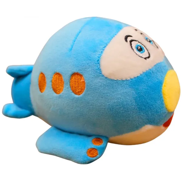 Blue Plush Childrens Plush Airplane