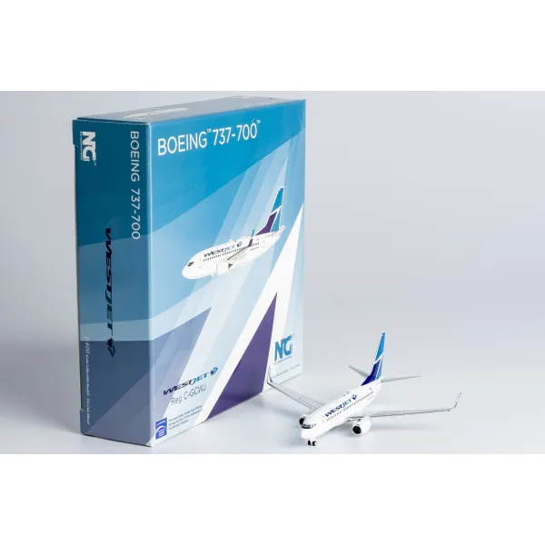Westjet Airlines Boeing 737-700/w Diecast - C-GCWJ - 1/400