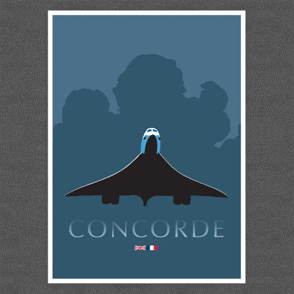 Concorde Take Off A3 Poster by Peter McDermott