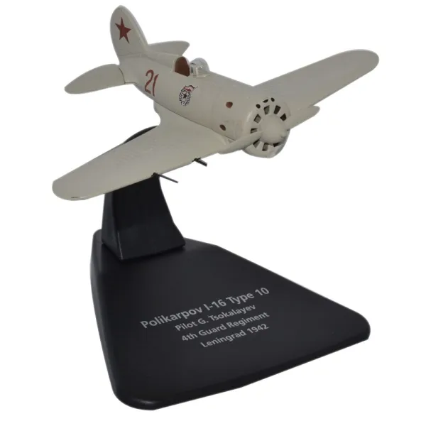 Polikarpov I-16 4th Guard Reg Leningrad 1942 Diecast Model Scale 1:72