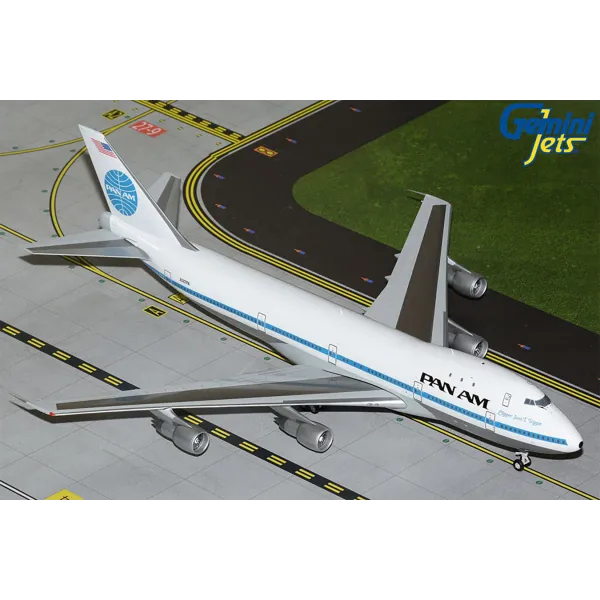 Gemini Jets Pan-Am Boeing 747-100 'Clipper Juan T. Trippe' Livery Diecast - N747PA - 1/200