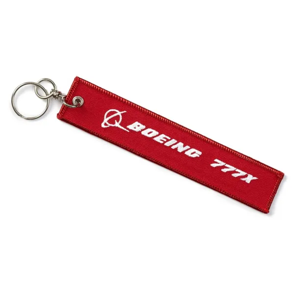Boeing 777X RBF Official Embroidered Keyring