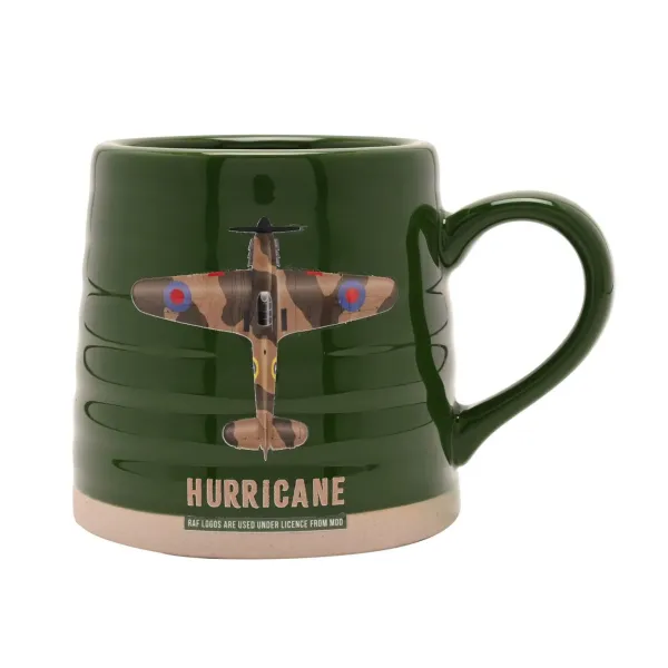 RAF Hurricane Potters Mug - Green