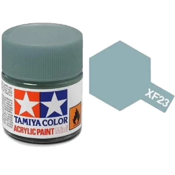 Tamiya XF-23 Light Blue Matt Acrylic Paint 10ml
