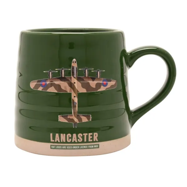 RAF Lancaster Potters Mug - Green