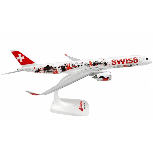 Swiss Airlines Airbus A350-900 Wanderlust Plastic Model - 1/200