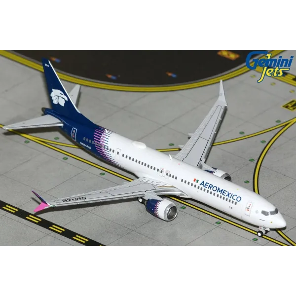 Gemini Jets Aeromexico B737 Max 9 Diecast - N804AM - 1/400