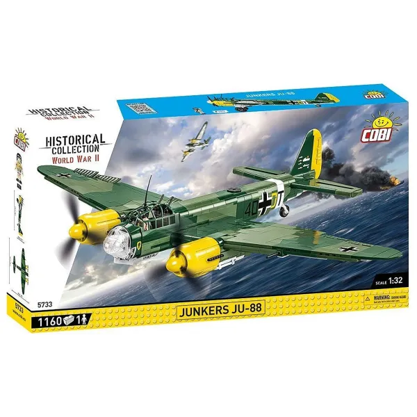 Junkers Ju 88 Brick Model Kit - Scale 1/32