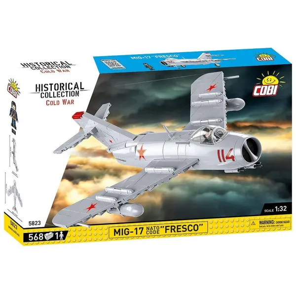 MiG-17 NATO Code "Fresco" Brick Model Kit