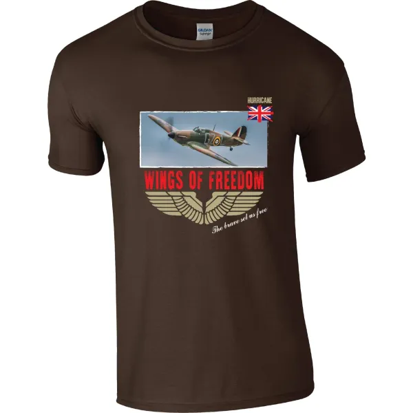 Hurricane Wings of Freedom T-Shirt - 2XL Only