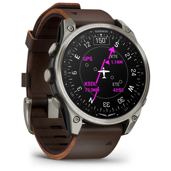 Garmin D2 Mach 2 Smartwatch - 47mm Leather Band