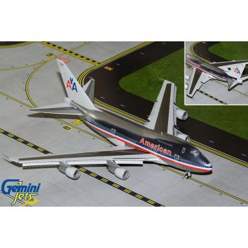 Gemini Jets American Airlines Boeing 747SP "747 Luxury Liner" Polished Livery Diecast - N601AA - 1/200