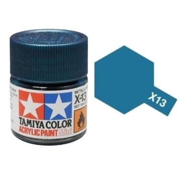 Tamiya X-13 Metallic Blue Acrylic Paint 10ml