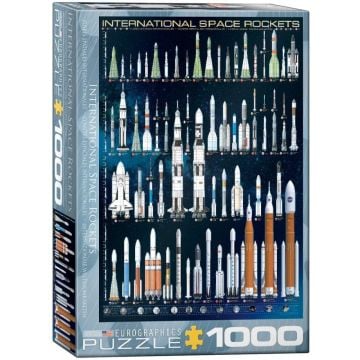 EuroGraphics International Space Rockets Jigsaw (1000 pieces)