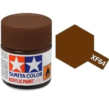 Tamiya XF-64 Red Brown Matt Acrylic Paint 10ml