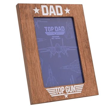 Top Gun Top Dad Photo Frame