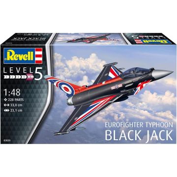 Revell Eurofighter Typhoon 'Black Jack' Livery 1:48 Plastic Kit