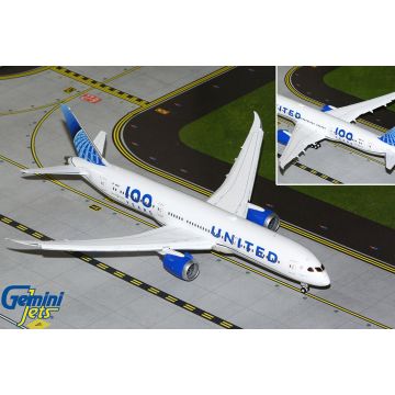Gemini Jets United Airlines Boeing 787-9 '100 Years' Livery Diecast - N61101 - 1/200