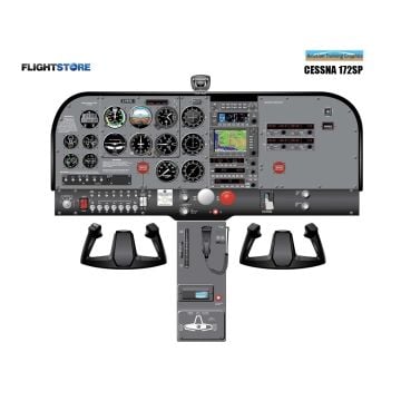 Cessna 172SP Aircraft Cockpit Poster