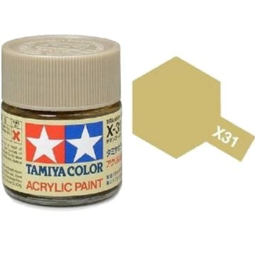 Tamiya X-31 Titan Gold Gloss Acrylic Paint 10ml