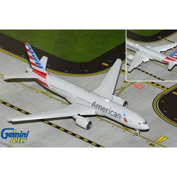Gemini Jets American Airlines Boeing 777-200ER Flaps Down Diecast - N788AN- 1/400