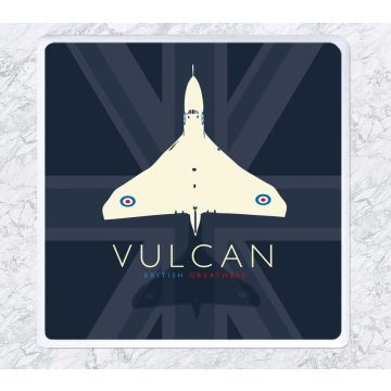Vulcan (British Greatness) Coaster by Peter McDermott