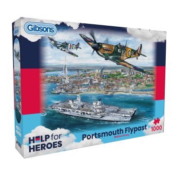 Portsmouth Flypast Jigsaw Puzzle (1000 pieces)