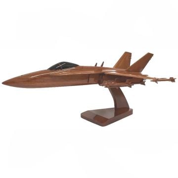 F/A 18 Hornet USN USMC RSAF EdA Wooden Model