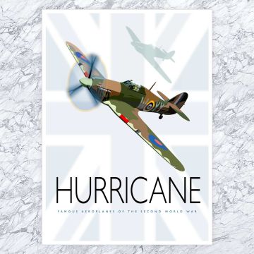 Hurricane A3 Poster by Peter McDermott