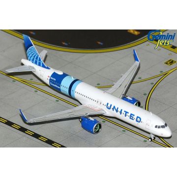 Gemini Jets United Airlines Airbus A321 Neo 'Coastliner' Livery Diecast - N94750 - 1/400