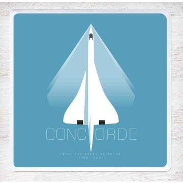 Concorde (Blue) Coaster by Peter McDermott
