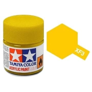 Tamiya XF-3 Flat Yellow Acrylic Paint 10ml