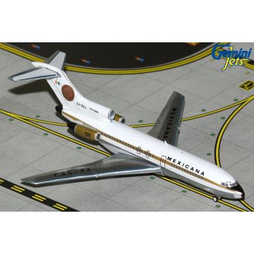 Gemini Jets Mexicana Boeing 727-100 "Azteca De Oro" Livery Diecast - XA-SEJ - 1/400