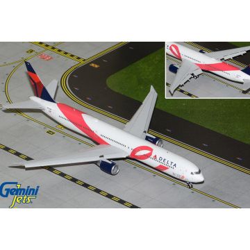 Gemini Jets Delta Boeing 767-400ER Flaps Down "BCRF" Livery Diecast - N845MH - 1/200