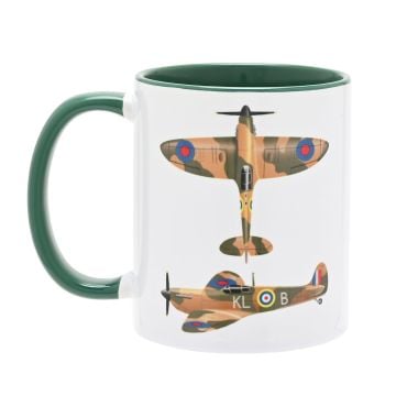 RAF Aircraft Tech Mug - Spitfire