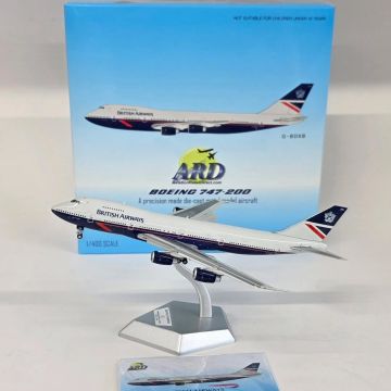 British Airways Boeing 747-200 Flaps Down 'Landor Livery' Diecast - G-BDXB - 1/400