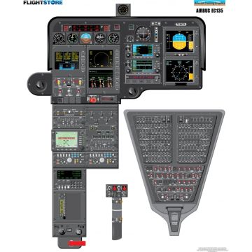 Eurocopter EC135 Helicopter Cockpit Poster