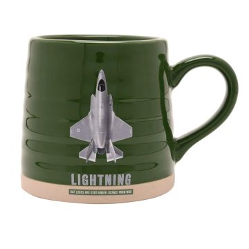 RAF F-35B Lightning Potters Mug - Green