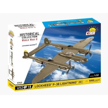P-38H Lightning Brick Model Kit