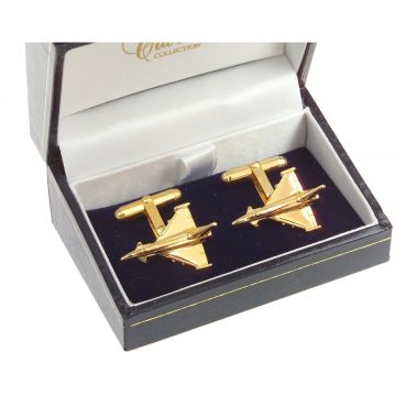 Eurofighter Cufflinks - Gold Plated