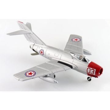 MiG-15bis Red 03, Chinese People’s Volunteers Air Force, North Korea, 1950s Diecast - 1/72