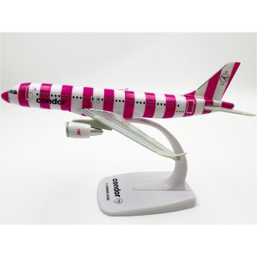 Condor Airbus A320 Pink Stripe "Breast Cancer Livery" Plastic Model - 1/200